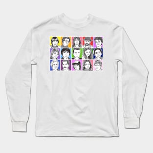 Turddemon Tv Collage Long Sleeve T-Shirt